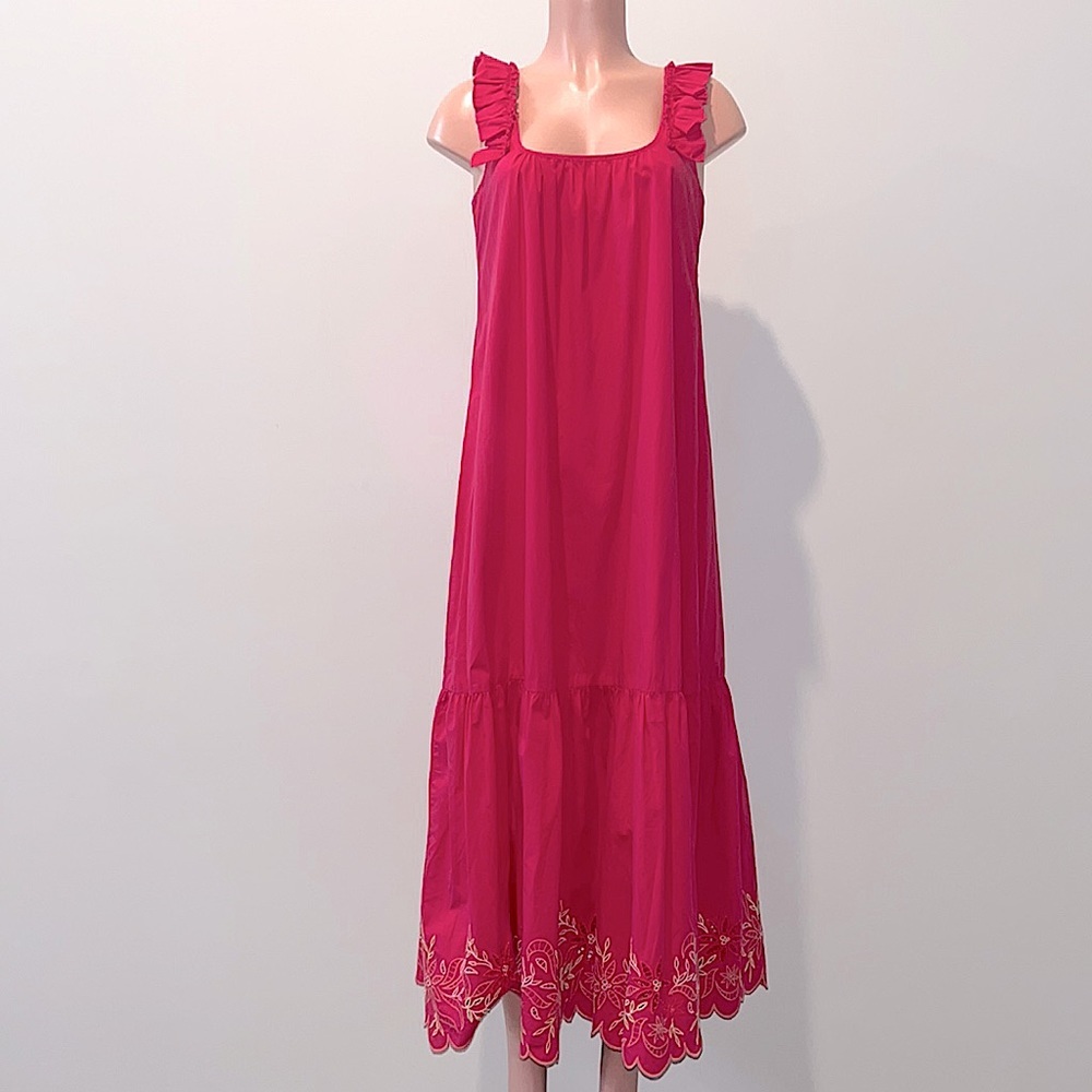 Johnny Was Yoko Dress Hot Pink Small